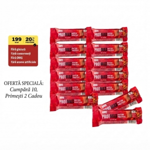 Pachet 10+2 Batoane proteice Redis, Protmax Bar 50 gr